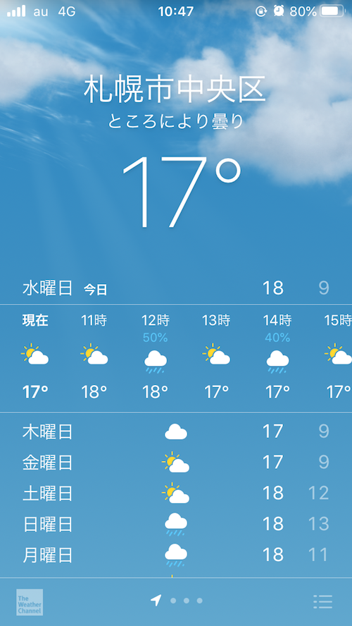 北海道 札幌 10月上旬 最高気温17度の旅行おすすめ服装 女子旅プラス