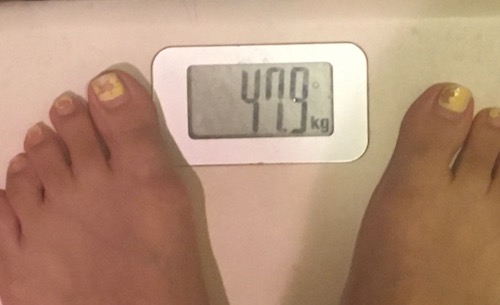 43.8kg→48kgリバウンド!!【アラサー女子のダイエットBlog】Day.1